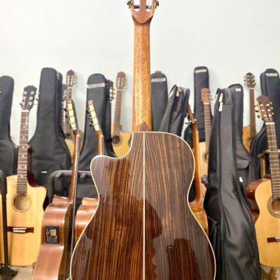 Guitar Alvaro Malaga LG-48 – Dòng acoustic cao cấp gỗ cẩm ấn – Âm hay, bấm êm siêu sang – Có vát kê tay – Bán chạy tầm 10tr
