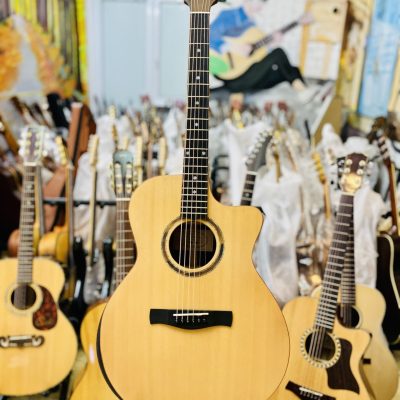 Guitar Bình Nguyên A900 – Gỗ Cẩm Ấn Siêu Sang + Bavel sang trọng – Âm thanh tuyệt cú mèo – Không Đối Thủ 7-10tr
